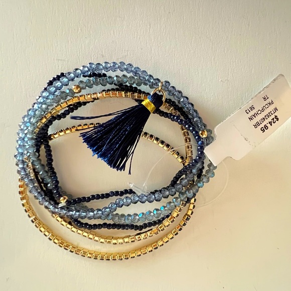 Francesca’s Beaded Stacking Stretch Bracelets - Picture 1 of 4